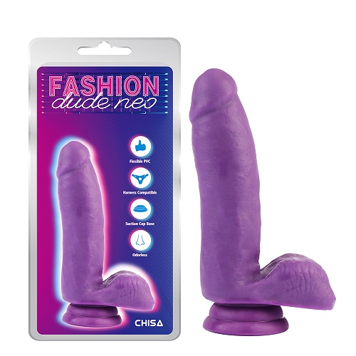 Gode ​​Cock Double Densité 6.7'' Violet