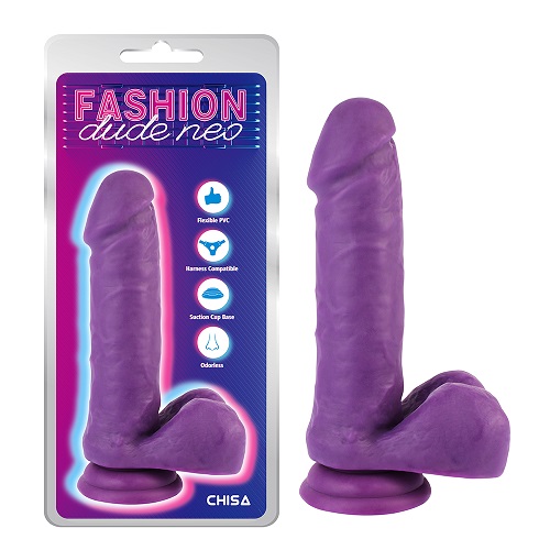 Gode ​​Cock Double Densité 7.6'' Violet