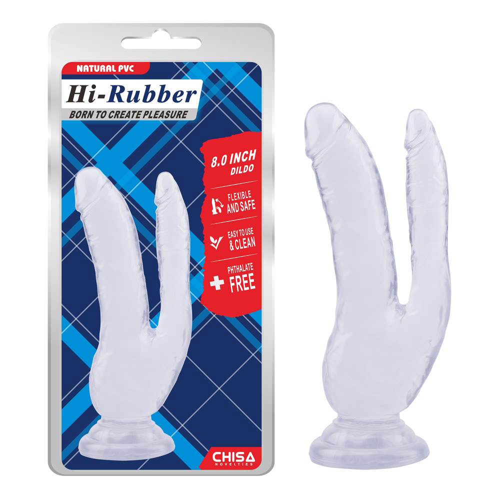 Dildo-Clear de 8,0 pouces