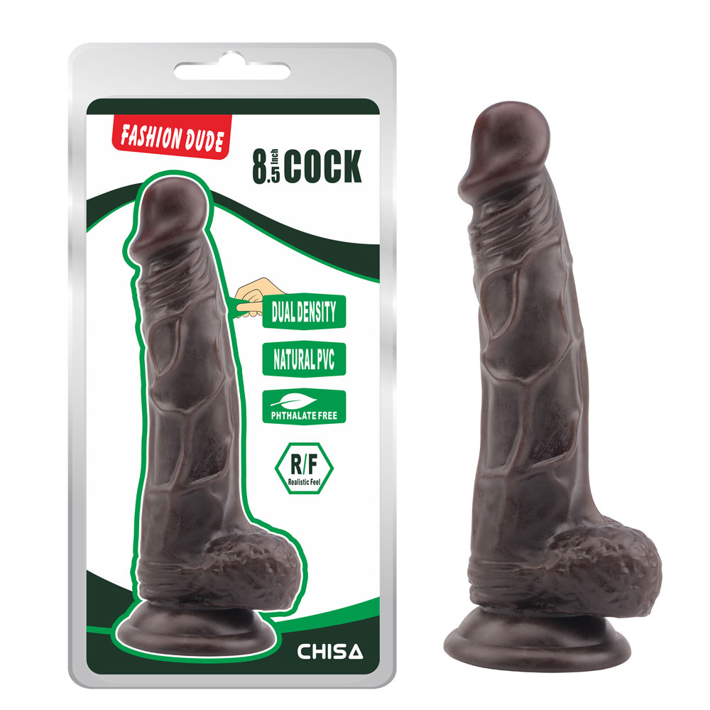 Fashion Dude - 8,5 pouces Cock-Brown