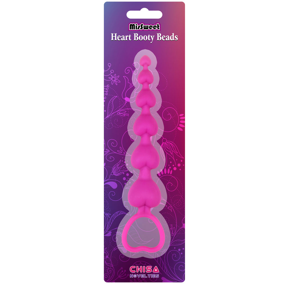 Coeur Booty Perles-Rose