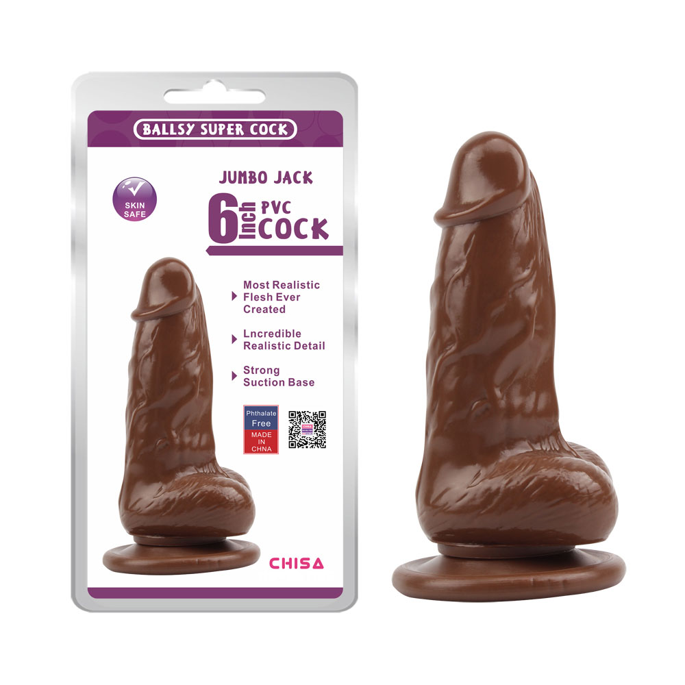 Gode ​​JUMBO JACK 6 - Marron